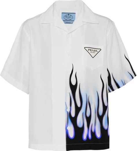 prada flame shirt|prada men's t shirts cheap.